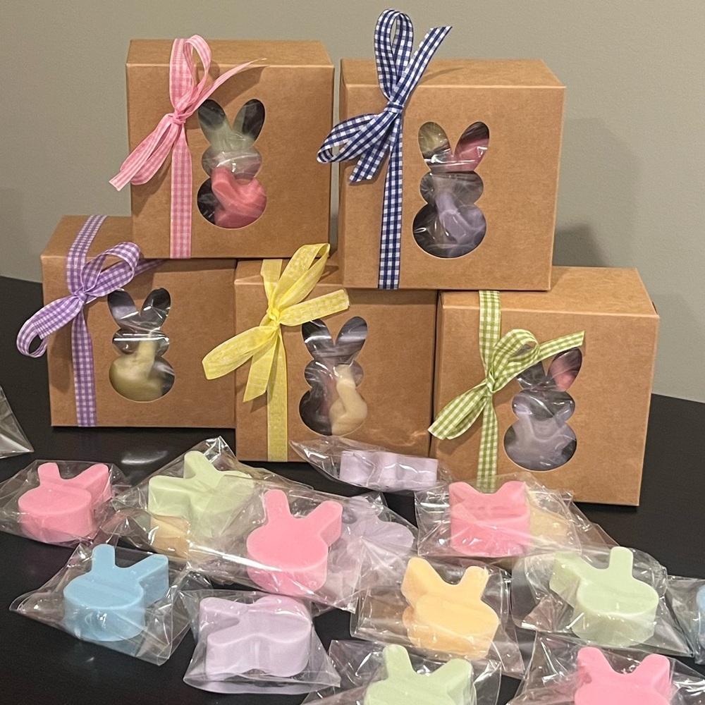 Handcrafted Pastel Bunny Wax Melt Gift Set